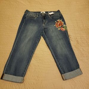 Sonoma flower patch crop jeans